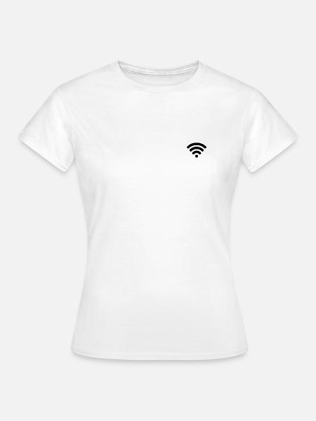 Wlan - Frauen T-Shirt - Weiß