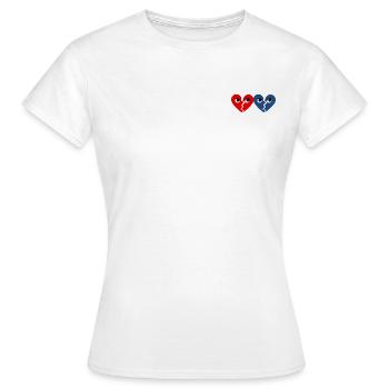 Fast - Frauen T-Shirt - Weiß - Vorne - AI Model Female 172 dark (172cm)
