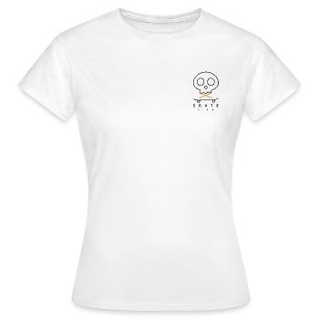 Skate or die - Women's T-Shirt - white - Front - AI Model Female 172 dark (172cm)