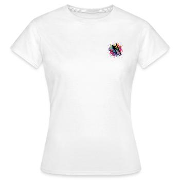 Skispringen Skispringer - Frauen T-Shirt - Weiß - Vorne - AI Model Female 172 dark (172cm)