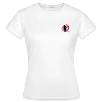 Angler Splash - Frauen T-Shirt - Weiß - Vorne - AI Model Female 172 dark (172cm)