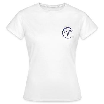 Astro Bélier - T-shirt Femme - blanc - Devant - AI Model Female 172 dark (172cm)
