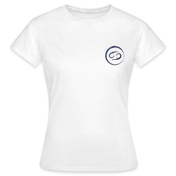 Astro Cancer - T-shirt Femme - blanc - Devant - AI Model Female 172 dark (172cm)