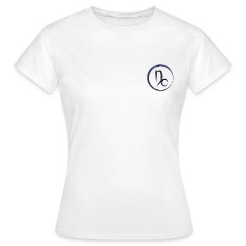 Astro Capricorne - T-shirt Femme - blanc - Devant - AI Model Female 172 dark (172cm)