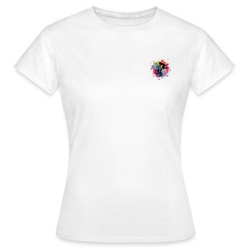 BMX Splash - Frauen T-Shirt - Weiß - Vorne - AI Model Female 172 dark (172cm)