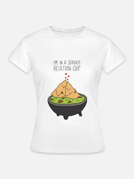 Relation-Chip - Frauen T-Shirt - Weiß