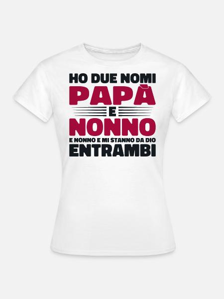 Papa und Opa - Frauen T-Shirt - Weiß