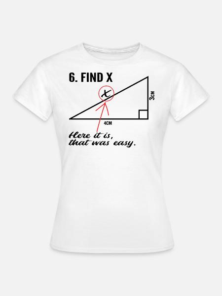 Suchen x - Frauen T-Shirt - Weiß