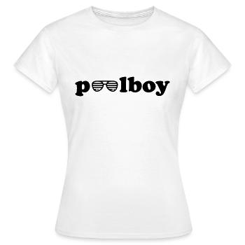 Poolboy 2 - Frauen T-Shirt - Weiß - Vorne - AI Model Female 172 dark (172cm)
