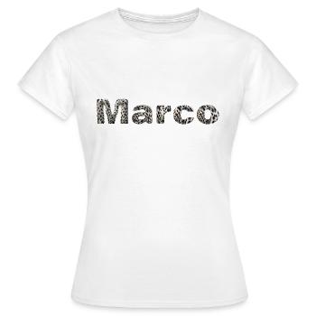 Marco - Frauen T-Shirt - Weiß - Vorne - AI Model Female 172 dark (172cm)