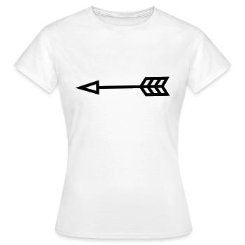 Arrow - Women's T-Shirt - white - Front - AI Model Female 172 dark (172cm)