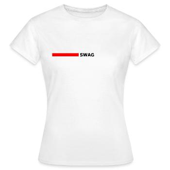 SWAG - T-shirt Femme - blanc - Devant - AI Model Female 172 dark (172cm)