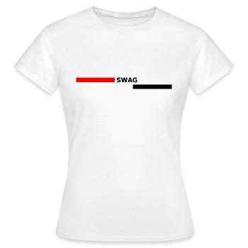 SWAG - T-shirt Femme - blanc - Devant - AI Model Female 172 dark (172cm)