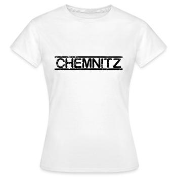 Chemnitz - Frauen T-Shirt - Weiß - Vorne - AI Model Female 172 dark (172cm)