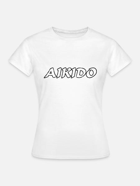 Aikido - Frauen T-Shirt - Weiß