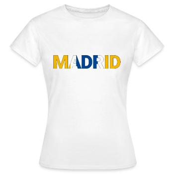 Madrid - Frauen T-Shirt - Weiß - Vorne - AI Model Female 172 dark (172cm)