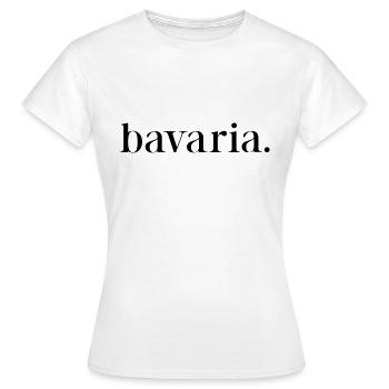 Bavière - Bavière, Munich - T-shirt Femme - blanc - Devant - AI Model Female 172 dark (172cm)