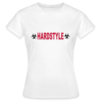 Hardstyle - Frauen T-Shirt - Weiß - Vorne - AI Model Female 172 dark (172cm)