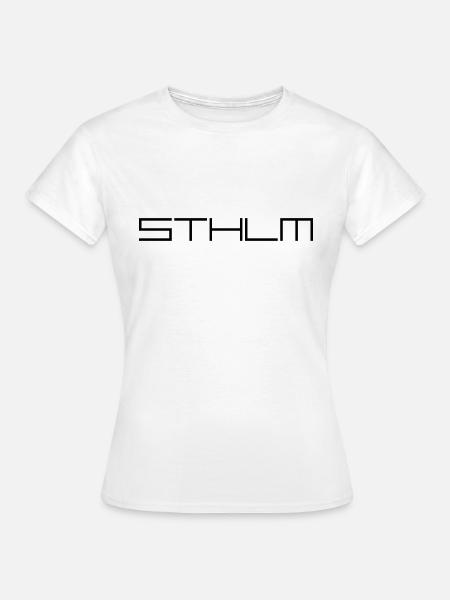 STHLM - T-shirt dam - vit