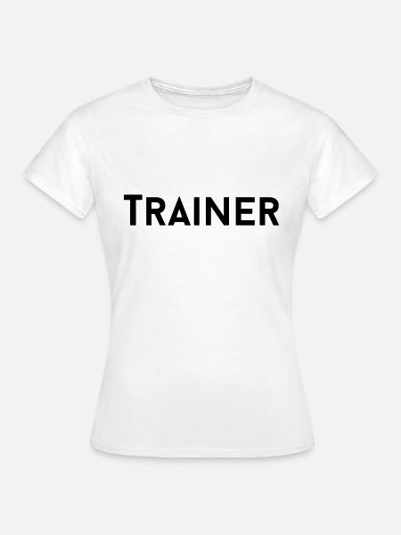 Traineroder Übungsleiter - Frauen T-Shirt - Weiß