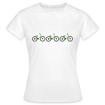 Fahrräder - Frauen T-Shirt - Weiß - Vorne - AI Model Female 172 dark (172cm)