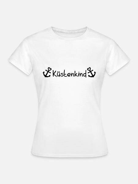 Küstenkind - Frauen T-Shirt - Weiß