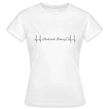 Suisse saxonne - T-shirt Femme - blanc - Devant - AI Model Female 172 dark (172cm)
