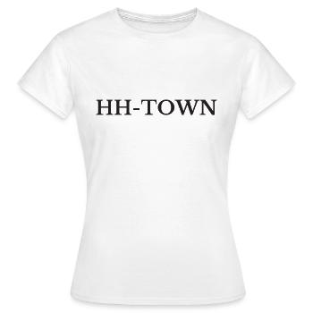 Hambourg HH-Town - T-shirt Femme - blanc - Devant - AI Model Female 172 dark (172cm)