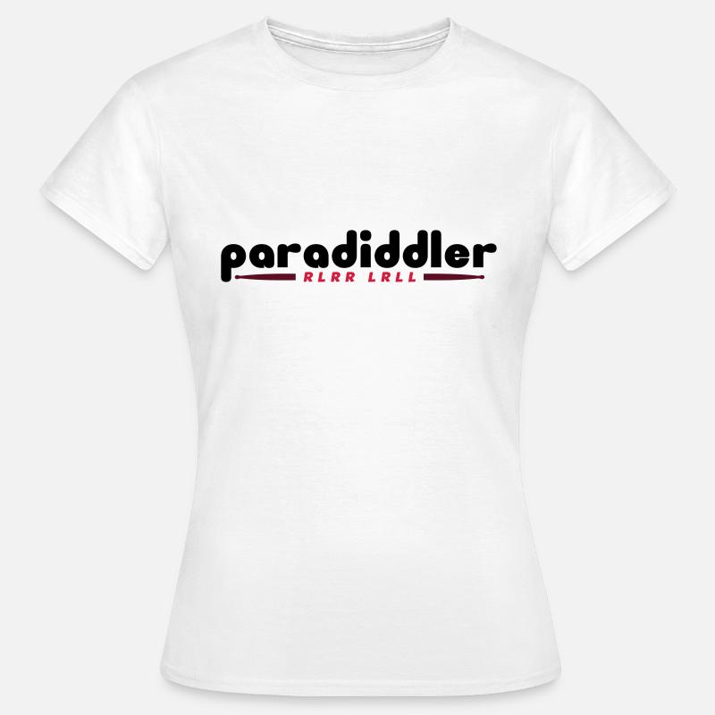 Paradiddler - Women's T-Shirt - white