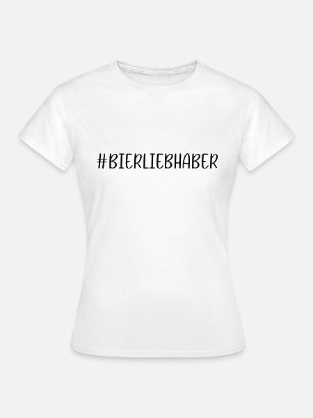 Bierliebhaber - Frauen T-Shirt - Weiß