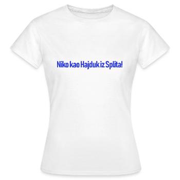 Hajduk Split Torcida - Women's T-Shirt - white - Front - AI Model Female 172 dark (172cm)