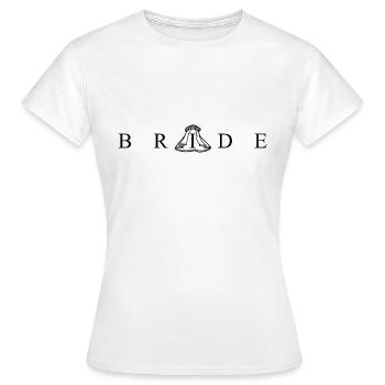 Bride Veil - T-shirt Femme - blanc - Devant - AI Model Female 172 dark (172cm)