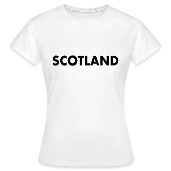 Schottland - Frauen T-Shirt - Weiß - Vorne - AI Model Female 172 dark (172cm)