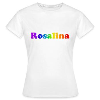 Rosalina - Frauen T-Shirt - Weiß - Vorne - AI Model Female 172 dark (172cm)