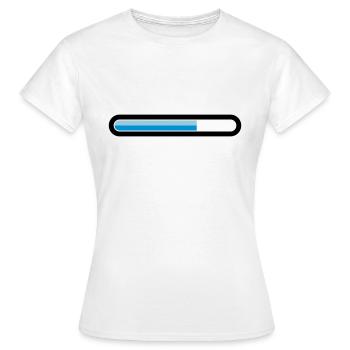 Herunterladen - Frauen T-Shirt - Weiß - Vorne - AI Model Female 172 dark (172cm)