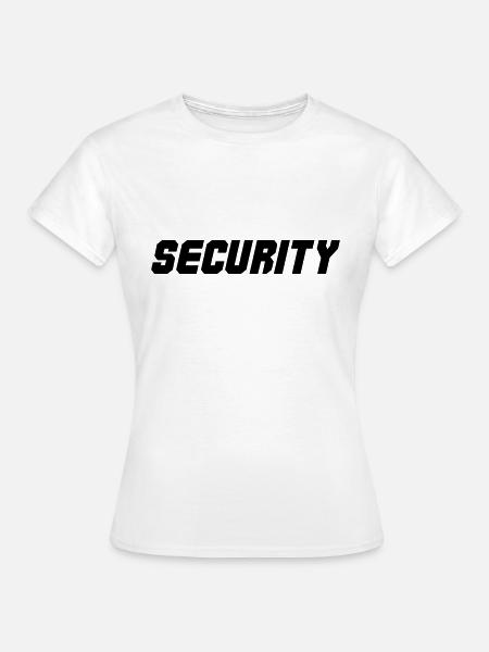 security - Frauen T-Shirt - Weiß
