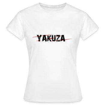 Yakuza Blood - Frauen T-Shirt - Weiß - Vorne - AI Model Female 172 dark (172cm)