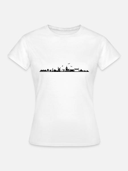 Skyline - Insel Usedom - Frauen T-Shirt - Weiß