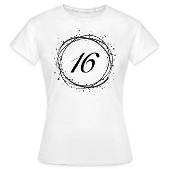 16 - T-shirt Femme - blanc - Devant - AI Model Female 172 dark (172cm)