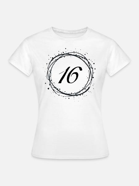 16 - Frauen T-Shirt - Weiß