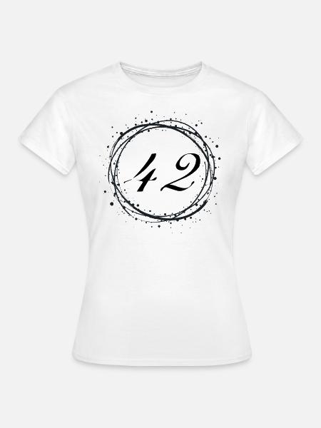 42 - Frauen T-Shirt - Weiß