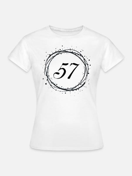 57 - Frauen T-Shirt - Weiß