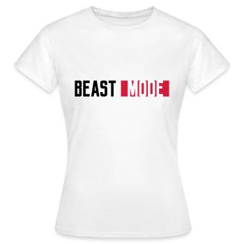 logo monster mode on switch beast button switch - Women's T-Shirt - white - Front - AI Model Female 172 dark (172cm)