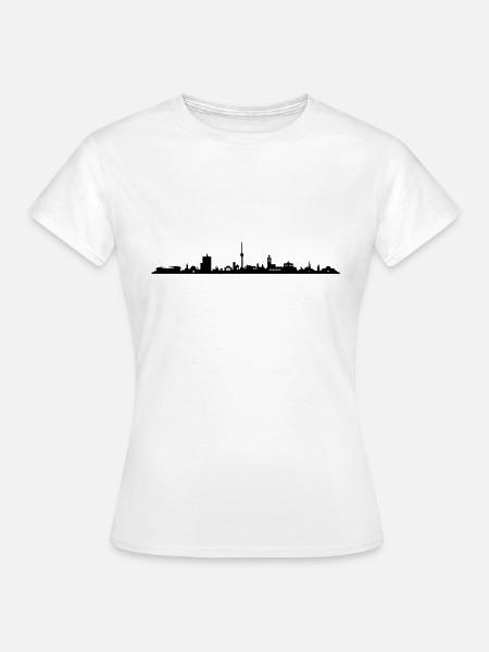 Skyline - Stuttgart - Frauen T-Shirt - Weiß