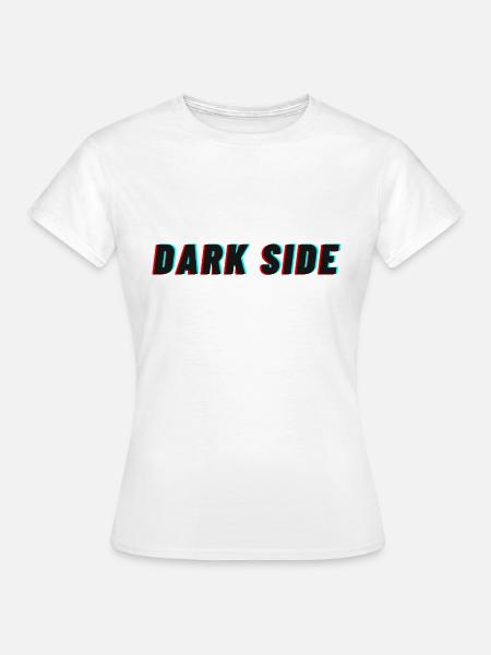 DarkSide Classic designe - Frauen T-Shirt - Weiß