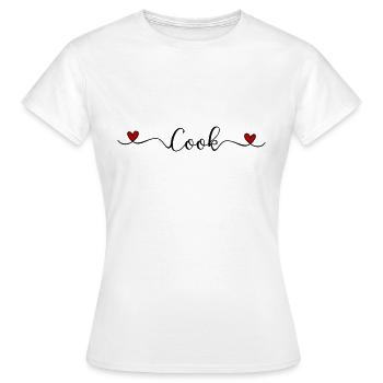 Cuire - T-shirt Femme - blanc - Devant - AI Model Female 172 dark (172cm)