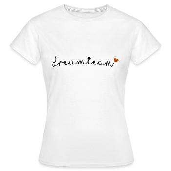 équipe de rêve - T-shirt Femme - blanc - Devant - AI Model Female 172 dark (172cm)