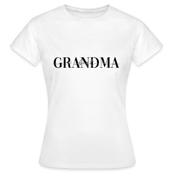 Meilleur cadeau de grand-mère Cadeaux de grand-mère de famille - T-shirt Femme - blanc - Devant - AI Model Female 172 dark (172cm)