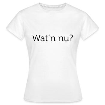La question de Berlin - T-shirt Femme - blanc - Devant - AI Model Female 172 dark (172cm)