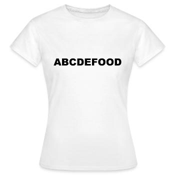 Nourriture - T-shirt Femme - blanc - Devant - AI Model Female 172 dark (172cm)